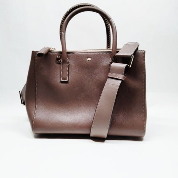 Anya Hindmarch Hand Bag Brown Leather 3131635